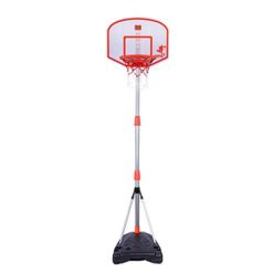 HOMCOM Jeu de Basket pliable jeu de Basketball Arcade compteur électronique  2 ballons pas cher 