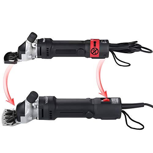 yaufey 380W Cheveux Tondeuse Mouton Chèvre électrique Professionnelle Cisaillement Animal Tondeuse Fournitures De Bureau Kit, Cisailles de Clippers Animaux Shave Toilettage Ferme Pet Supplies élevage – Image 5