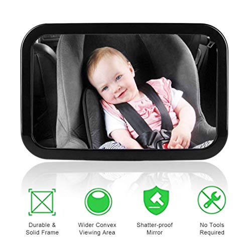 Yhomie Retroviseur Surveillance Pour Bebe Miroir Auto De Voiture Pour Bebe Retroviseur Securite Pour Siege Arriere Rotation 360 Fonction D Inclinaison Uii