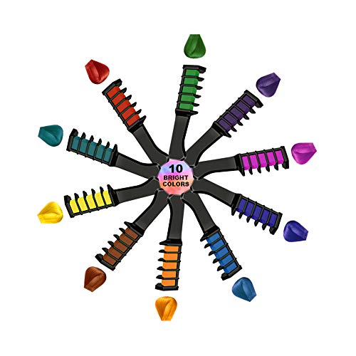 Dreamingbox Jouets pour Fille de 4-15 Ans, Craie de Cheveux pour Enfants Cadeaux pour Fille 4-10 Ans Anniversaire 4-8 Ans Fille Cadeau Enfant 4-12 Ans Fille 3-12 Ans Fille Jouet 10 Pcs – Image 4