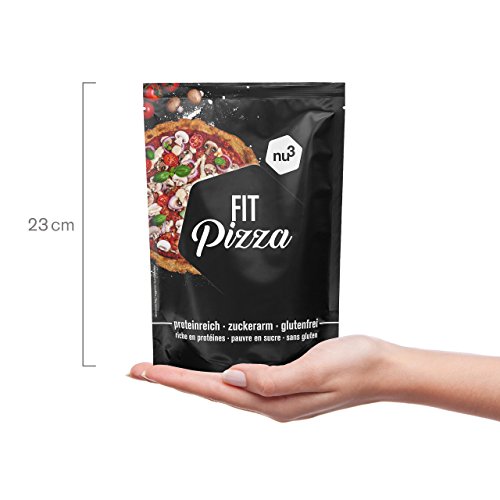 nu3 Fit Pizza 270g - Préparation De Pates À Pizza Croquante Et Délicieuses Riche En Protéines Pauvre En Sucres Sans Gluten - Idéal Pour Un Régime Vegan et Low Carb – Image 5