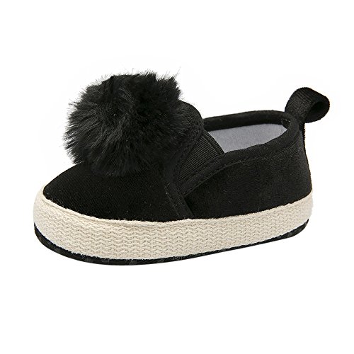 Robemon Bottes Enfant Nouveau-né Bébé Garçons Filles Moelleux Flock Ball Prewalker Semelle Souple Anti-Slip Princesse Crèche Chaussures 0-18 Mois