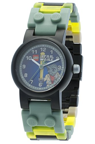 Montre Yoda de LEGO Star Wars 8020295 pour enfant à construire avec bracelet à maillons et figurine – Image 8