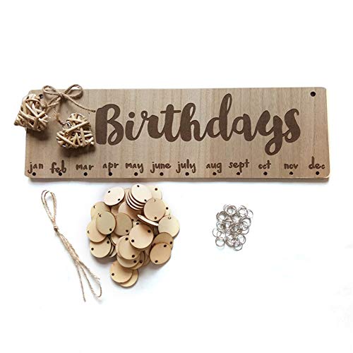 Calendriers Agendas Et Organiseurs Decdeal Calendrier Des Anniversaires En Bois Famille Amis Anniversaire Rappel Dates Speciales Raboteuse Calendrier Maison Suspendus Decor Cadeau Fournitures De Bureau Stargas Ie