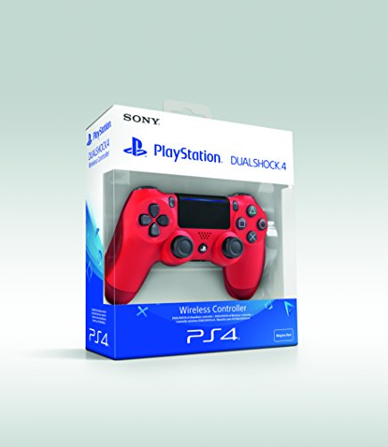 Sony Manette PlayStation 4 officielle, DUALSHOCK 4, Sans fil, Batterie rechargeable, Bluetooth, Rouge – Image 2
