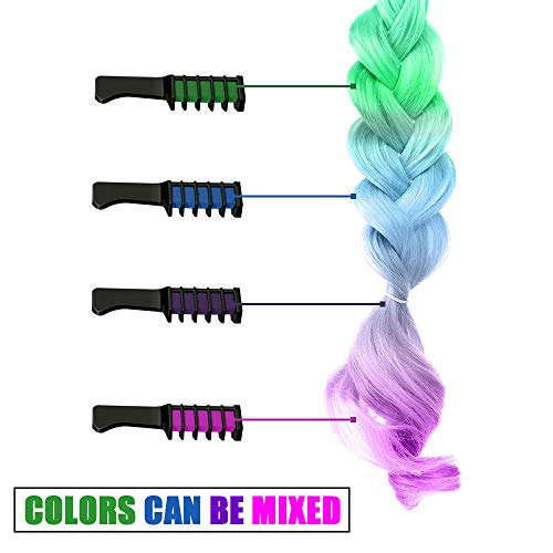 Dreamingbox Jouets pour Fille de 4-15 Ans, Craie de Cheveux pour Enfants Cadeaux pour Fille 4-10 Ans Anniversaire 4-8 Ans Fille Cadeau Enfant 4-12 Ans Fille 3-12 Ans Fille Jouet 10 Pcs – Image 3