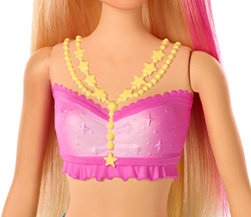 Barbie Dreamtopia Poupee Sirane Lumiare et danse Aquatique à Plonger dans l' Eau, Avec Mouvements de Nageoire, Jouet pour Enfant, GFL82 - Multicolore :  : Jeux et Jouets