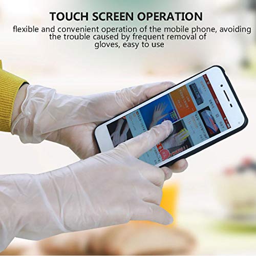 Lot de 60 gants de sécurité jetables en PVC de haute qualité sans poudre pour examen, aliments – Image 6