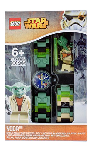 Montre Yoda de LEGO Star Wars 8020295 pour enfant à construire avec bracelet à maillons et figurine – Image 4