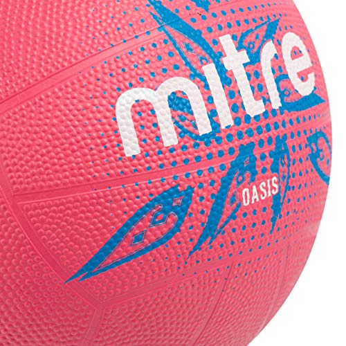 Oasis F18P Ballon de Netball Rose/Cyan – Image 7