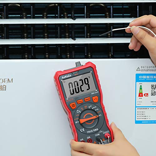 Multimètre Numérique Portable,AoKoZo Automatique Testeur Electrique