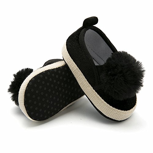 Robemon Bottes Enfant Nouveau-né Bébé Garçons Filles Moelleux Flock Ball Prewalker Semelle Souple Anti-Slip Princesse Crèche Chaussures 0-18 Mois – Image 2