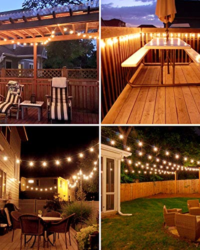 2 Pack Guirlande Solaire Exterieur, Kolpop 3M 30 Led Guirlandes Lumineuses Boules Cristal 8 Modes Etanche lampe solaire exterieu Décorative pour Jardin, Clôture, Mariage, Terrasse, Noël, Blanc Chaud – Image 2