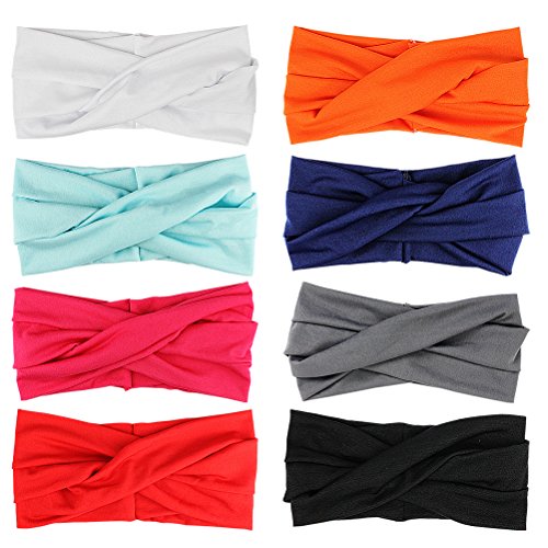 HBF Turban pour femme couleur puro MMA de cheveux bandeau accessoires pour cheveux