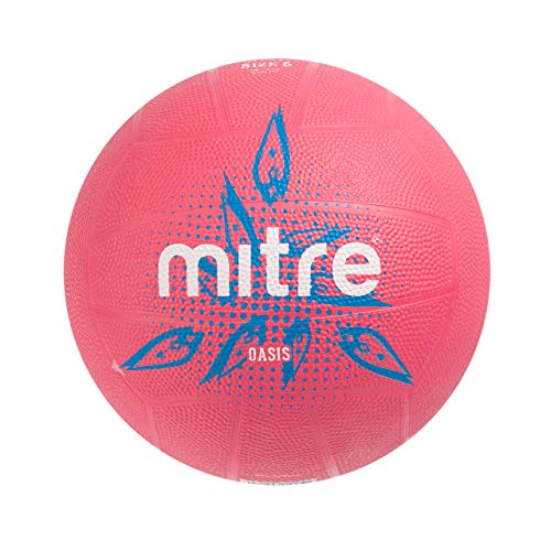 Oasis F18P Ballon de Netball Rose/Cyan