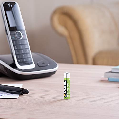 Varta Recharger Batterie Téléphones AAA Micro 800 mAh Ni-Mh Batterie (Convient aux Téléphones sans Fil) Paquet de 2 – Image 4