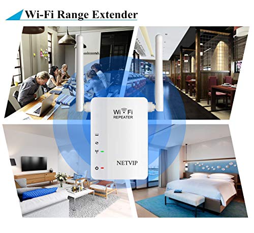NETVIP Répéteur WiFi Longue portee Extenseur sans Fil