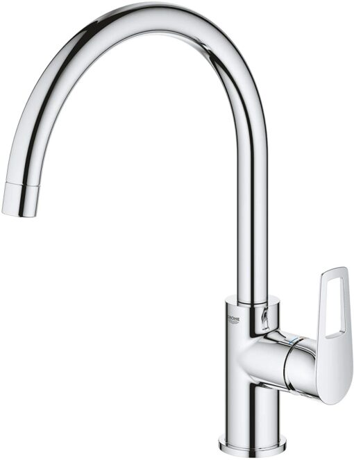 Grohe Mitigeur Monocommande Evier Bec C Bauloop 31368001 (Import Allemagne) Chromé – Image 4