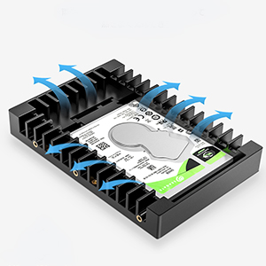 ORICO 2,5'' à 3,5'' Adaptateur de Montage pour Disque Dur SATA HHD/SSD supporto 2,5 Pouces 