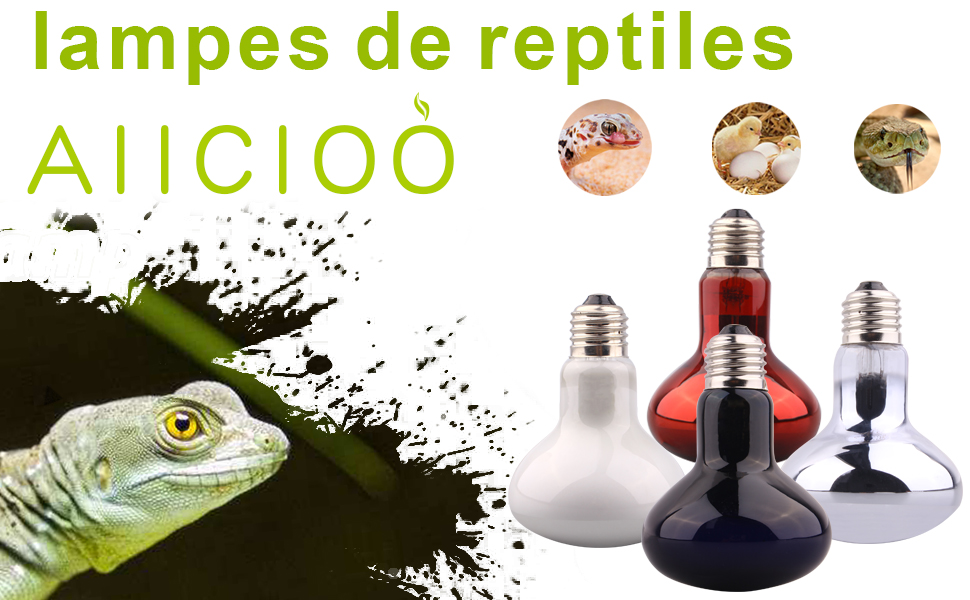 AIICIOO reptile heat lamp