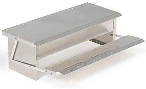 IDMarket - Mangeoire XL pour Poules Distributeur Automatique à pédale en Acier 5 kg – Image 3