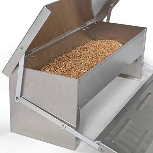 IDMarket - Mangeoire XL pour Poules Distributeur Automatique à pédale en Acier 5 kg – Image 4