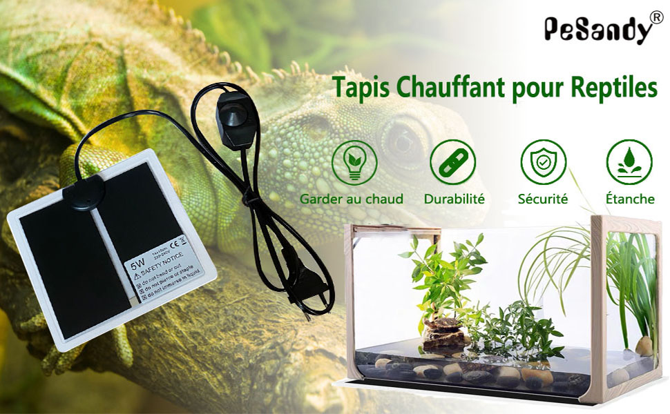 Tapis Chauffant pour Reptiles 1