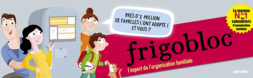 frigobloc; mensuel; calendrier; organisation familiale