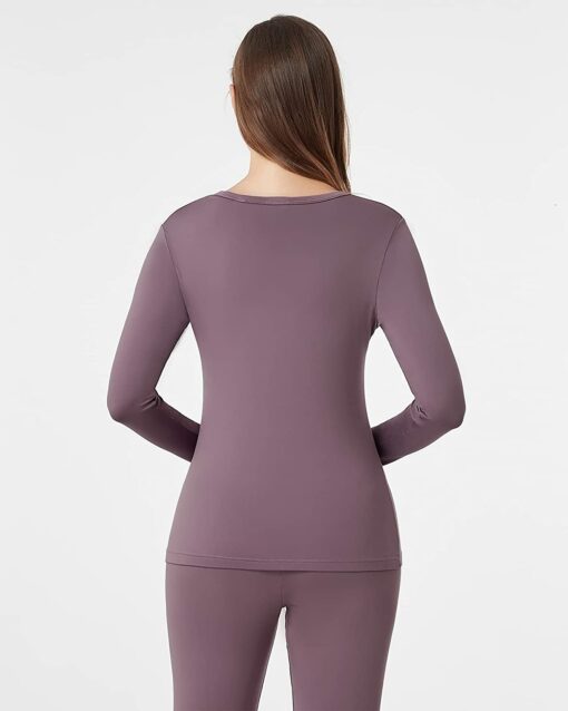 LAPASA Haut Thermique Femme sous-vêtement Classique Maillot de Corps Doublure Polaire Manches Longues Chaud Hiver L15&L39&L42 – Image 69