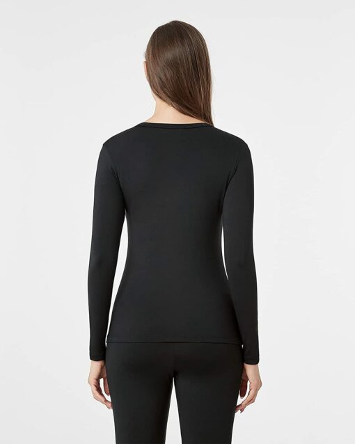 LAPASA Haut Thermique Femme sous-vêtement Classique Maillot de Corps Doublure Polaire Manches Longues Chaud Hiver L15&L39&L42 – Image 2