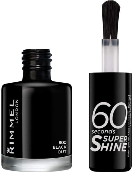 Rimmel - Vernis à Ongles 60 Seconds Super Shine Rita Ora - Ultra Brillance et Longue Tenue - Séchage rapide - 202 Fit for a Pr – Image 15