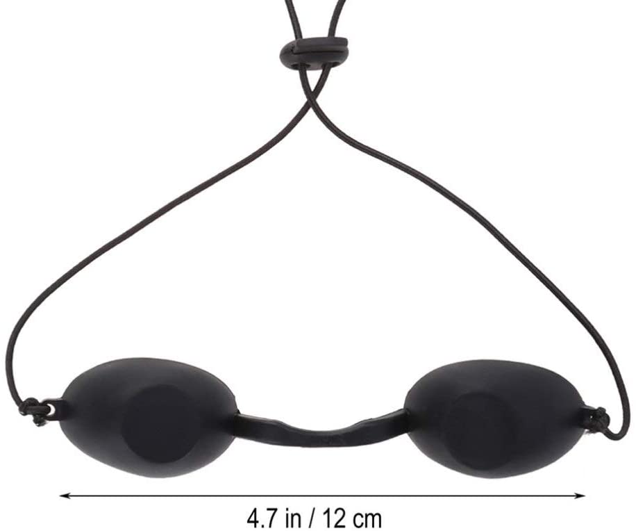 SUPVOX 2set Lunettes de sécurité Patch oculaire Lunettes de Bronzage Lunettes Eyepatch Lunettes pour Les Patients en ipl UV th – Image 2
