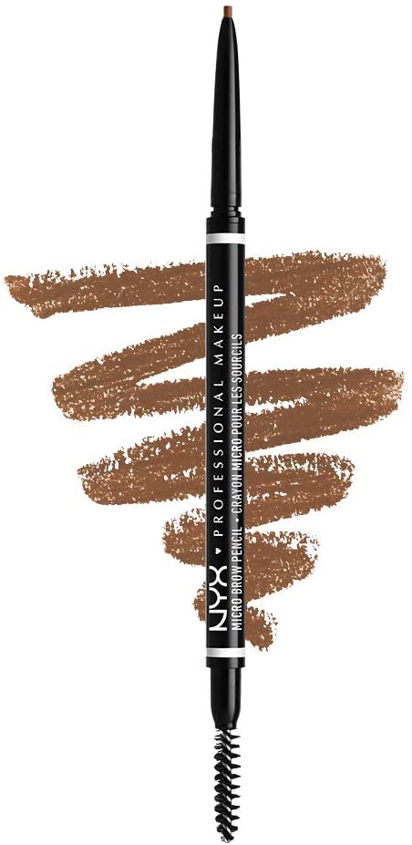 NYX Professional Makeup Crayon à Sourcils Ultra-Fin Double-Embout avec Mine Rétractable et Goupillon, Teinte : Ash Brown – Image 31