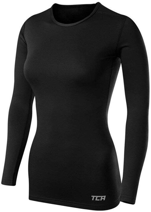 TCA SuperThermal T-Shirt de Compression Thermique Manches Longues Femme - Haut Base Layer de Sport – Image 62