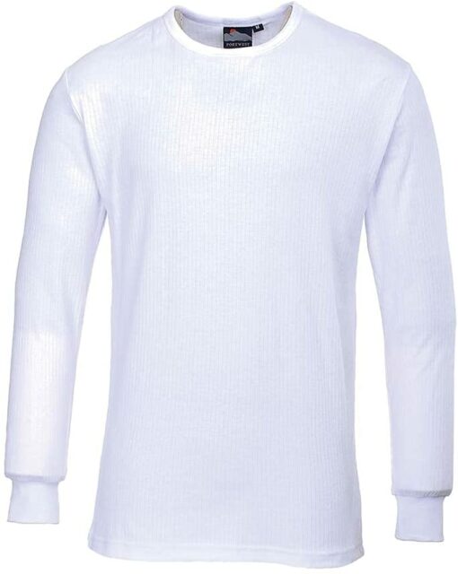 Portwest B123narxs thermique T-shirt manches longues, Regular, taille : XS, Bleu marine