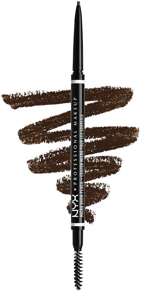 NYX Professional Makeup Crayon à Sourcils Ultra-Fin Double-Embout avec Mine Rétractable et Goupillon, Teinte : Ash Brown – Image 26