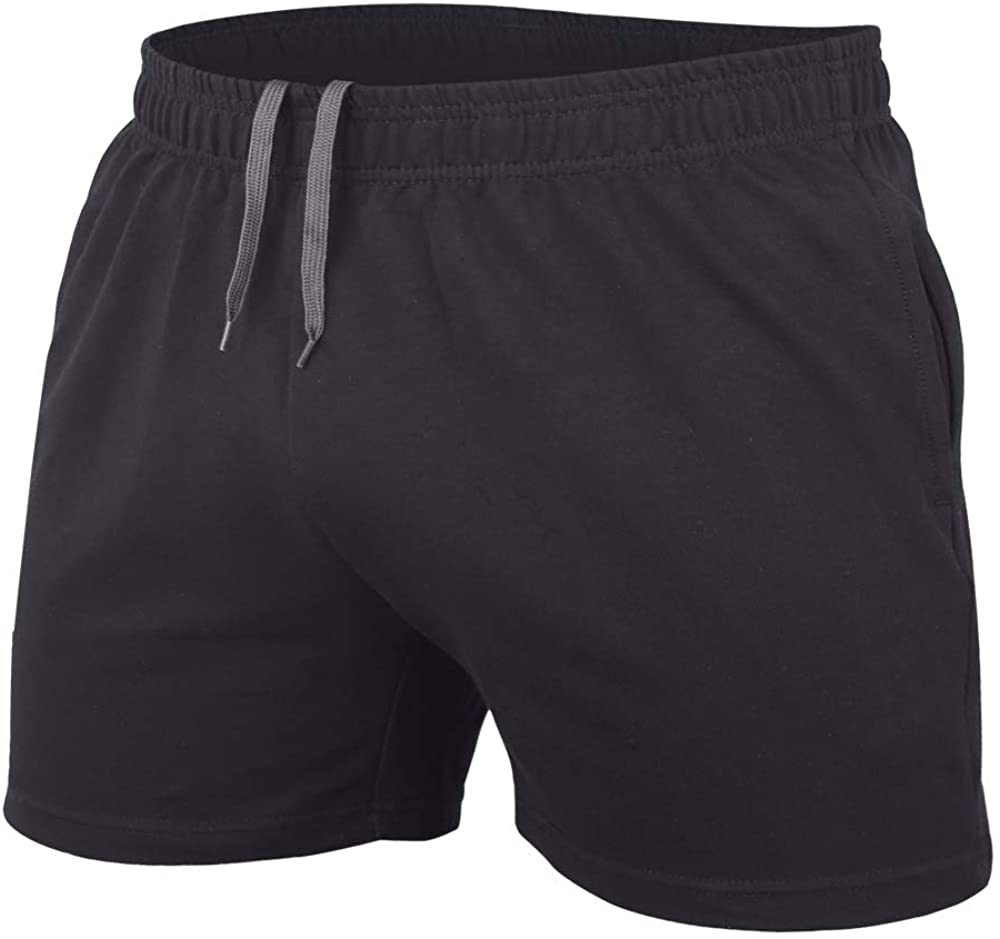 Hommes La Musculation Gym Faire des Exercices Short Terry Cotton – Image 17