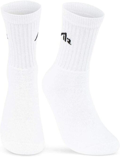 sockenkauf24 i1R Lot de 10 paires de chaussettes de sport en coton noir ou blanc – Image 2