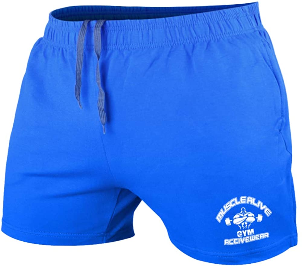 Hommes La Musculation Gym Faire des Exercices Short Terry Cotton – Image 28