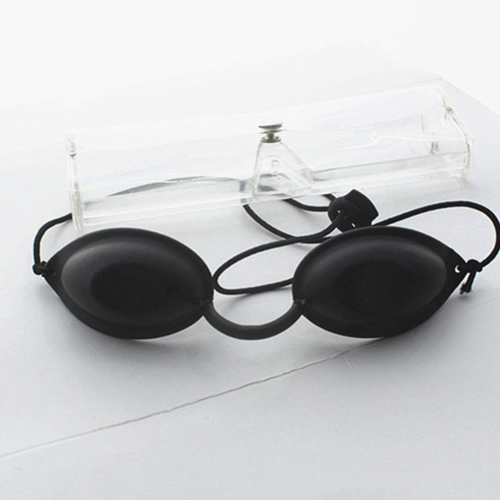 SUPVOX 2set Lunettes de sécurité Patch oculaire Lunettes de Bronzage Lunettes Eyepatch Lunettes pour Les Patients en ipl UV th – Image 6