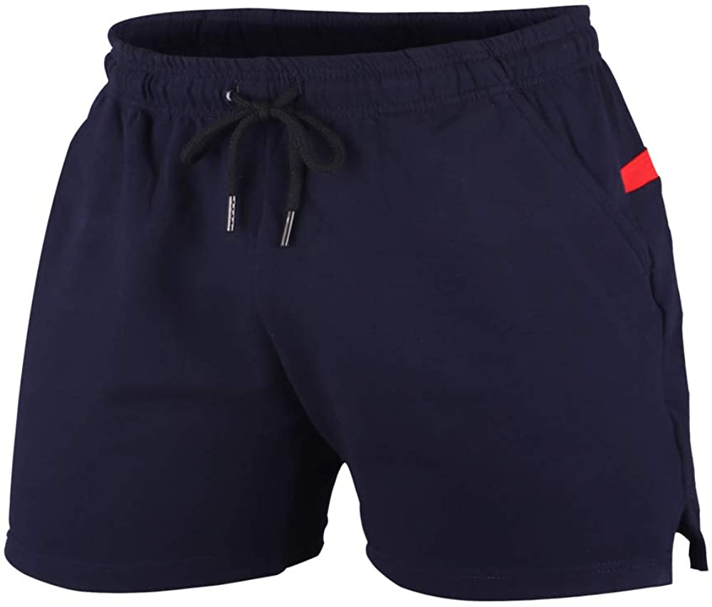 Hommes La Musculation Gym Faire des Exercices Short Terry Cotton – Image 65