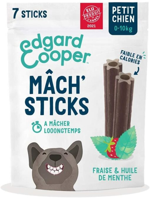 Edgard & Cooper Soin hygiène Dentaire Dental Sticks Grand Chien Adulte Naturel Eucalyptus & Pomme 7 bâtonnets, Un par Jour, Fa – Image 24