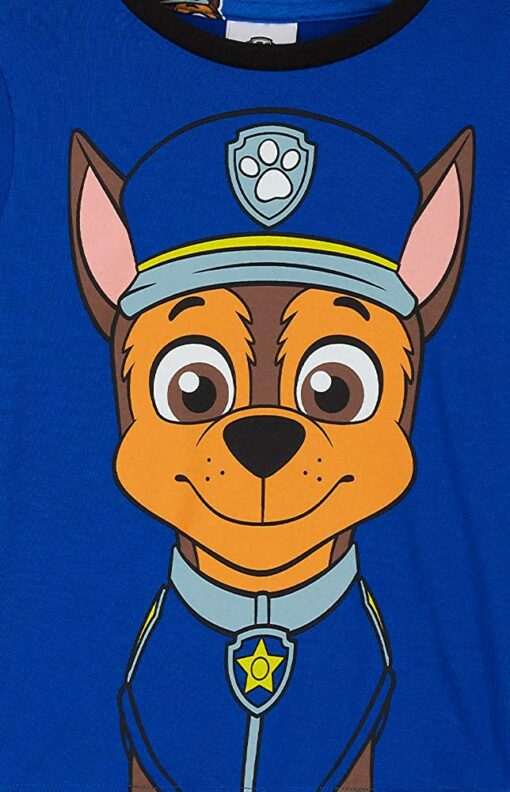 PAW Patrol Pyjama Enfant Garcon Pat Patrouille, Ensembles de Pyjama Garçon Marcus Chase – Image 19