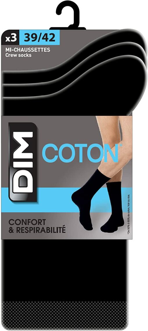 Dim Chaussette Basique coton x4 – Image 6