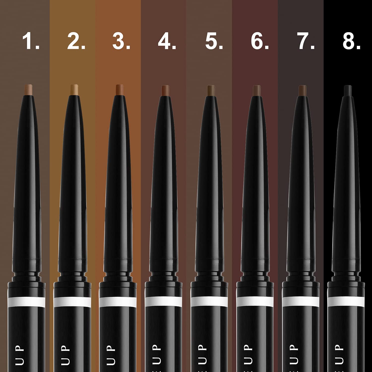NYX Professional Makeup Crayon à Sourcils Ultra-Fin Double-Embout avec Mine Rétractable et Goupillon, Teinte : Ash Brown – Image 7