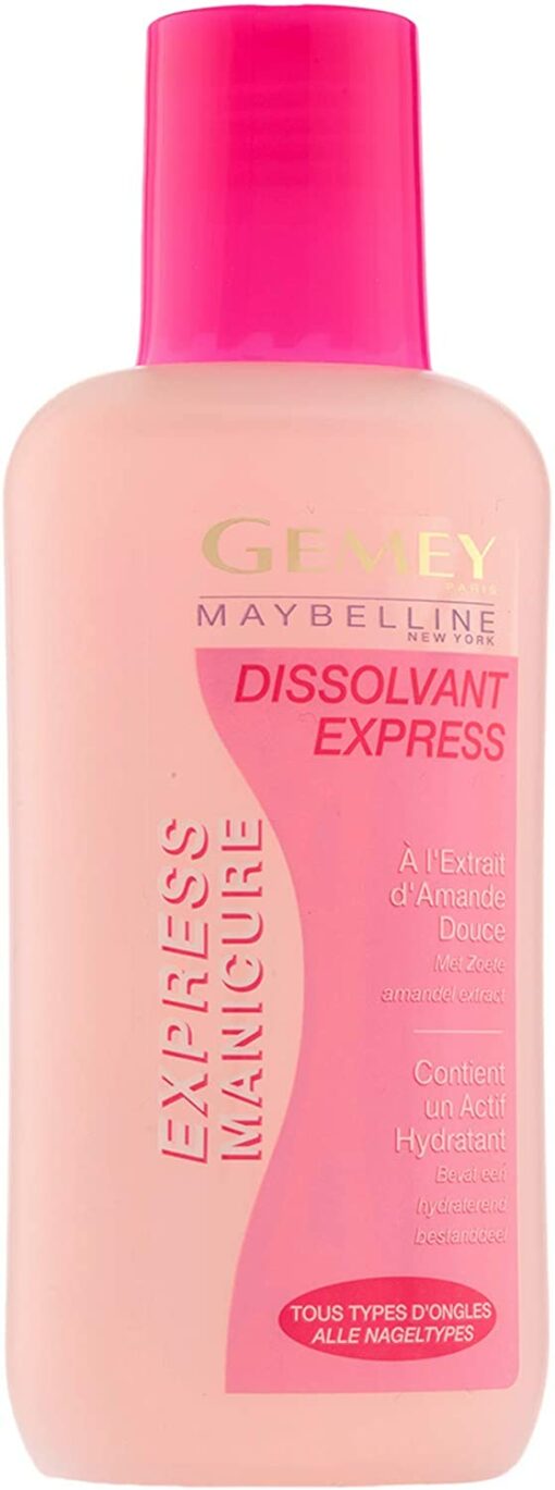 Maybelline New York - Dissolvant Express Manucure - Hydratant et sans Acétone - 125 ml – Image 3