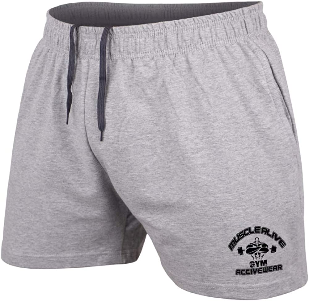 Hommes La Musculation Gym Faire des Exercices Short Terry Cotton – Image 59