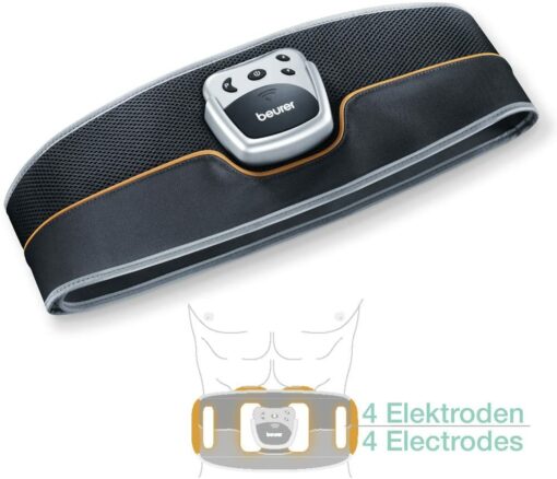 Beurer EM 35 Ceinture abdominale, Entraînement abdominal EMS, Electrostimulation musculaire pour renforcer les muscles abdomina – Image 10