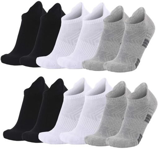 Budermmy Chaussette Hommes Sport Basses Chaussettes Femme Coton Socquettes Respirant Courtes Chaussette – Image 9