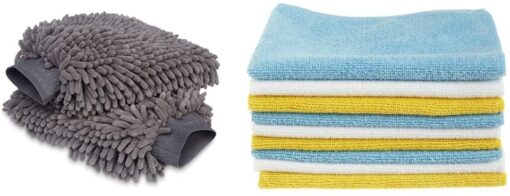 Amazon Basics Gant de lavage microfibre de luxe pour la voiture – Image 11